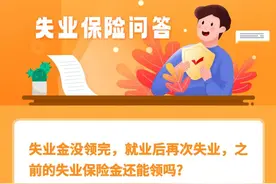 失业金没领完，就业后再次失业，之前的失业保险金还能领吗？图片