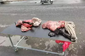 淄博一肉摊卖“假肉”！王某某、周某等17人被一锅端图片