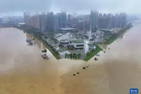 聚焦防汛抗旱｜湘江今年第3号洪水形成 长沙段水位持续上涨图片