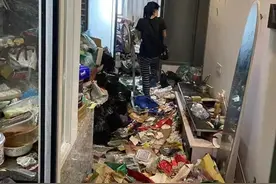 女租客提出退房后失联，房间成“垃圾场”！房东：没想到会这样……图片