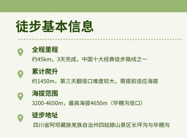 体荟四季｜这个国庆，去山野吧！五大路线任你选择，开启人生第一次高海拔徒步