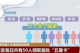 新版外国人永居身份证启用 新增符号更好传递中国形象和中国理念图片