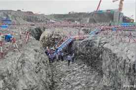 太平岭核电3号机组核岛基坑验槽例行核安全检查顺利通过图片