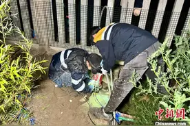 铁路职工深夜清淤 守护西藏拉林铁路图片