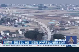 新设金山、奉贤、四团站 沪乍杭高铁上海段选线公示视频封面