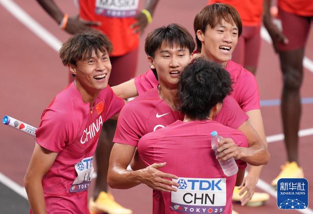 田径世锦赛 | 男子4x400米接力预赛：中国队打破国家纪录