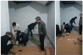 车库空地变身“乒乓球室” 三方联动共建健康家园图片