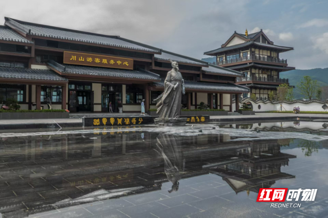 洪江文旅新地标屈子江阁建成    9月中旬向游客开放