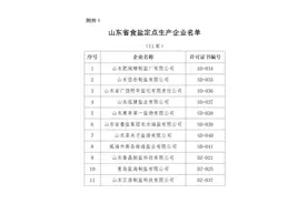 11+122家，山东公布食盐定点生产批发企业图片