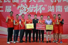 三连冠！湖南日报社气排球队再获省赛冠军图片