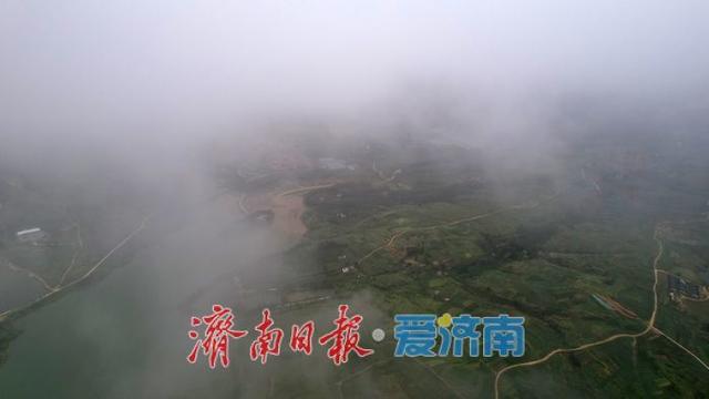一年四季 泉在济南丨烟雨绘就大冶水库水墨画卷