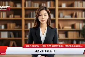 【医药周周观】马君：CXO超预期修复，港股创新药优势持续显现