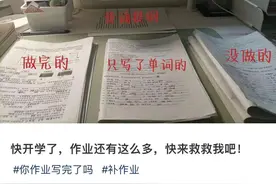 “寒假作业赶工”上热搜！一地明确：这些学生可缓交……图片