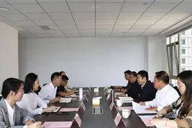 滨州市技师学院到新能源集团调研图片