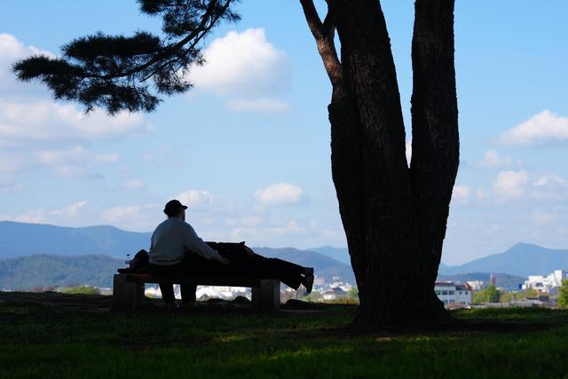 韩国古城庆州秋色