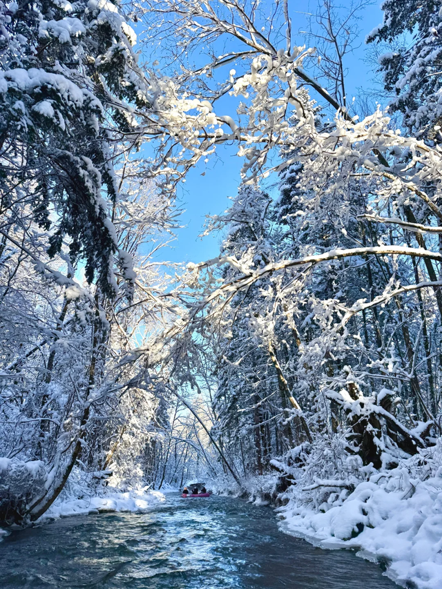 雪景“漂”着看？来大泉河体验吧！