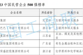 2023中国民营企业500强榜单发布！福州上榜的有→图片