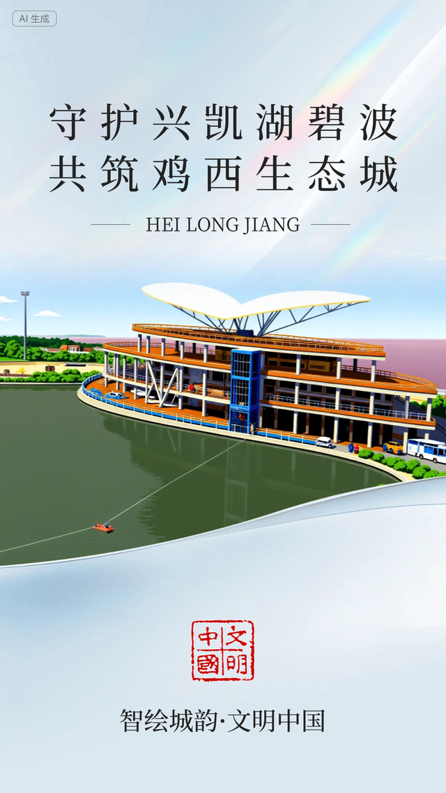 “智绘城韵·文明中国”主题海报 | 黑龙江·鸡西