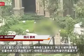 被咬女童家属申请将狗安乐死？代理律师称尚未正式提交申请，警方：涉事黑狗还活着图片