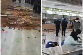两名校园食堂人员吵架打翻饭菜视频热传，因烫到对方！被停职图片