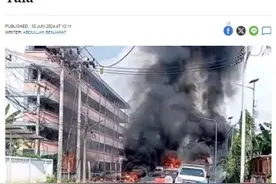 突发！泰国南部一警局大楼前发生爆炸 已致1死3伤图片