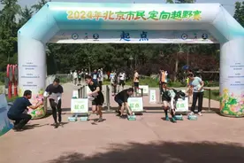 北京市民定向越野赛吸引800市民参赛图片