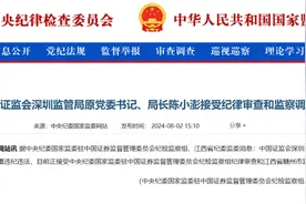 深圳证监局原“一把手”陈小澎被查！图片