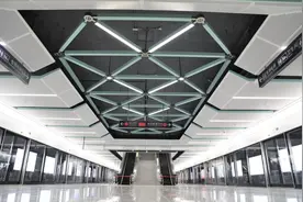 广州地铁五号线东延段土建进度已达99%，带你探营“无柱”标准站图片