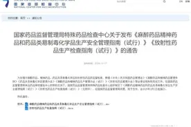 【全民禁毒】各单位注意！麻精药品和药用易制毒化学品生产安全管理指南来啦！图片