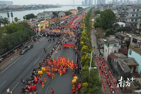 潮州青龙庙会巡游燃爆全场，数十万群众共享非遗大餐图片