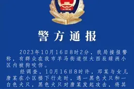 2岁女童小区内被烈犬扑倒拖咬！警方通报→图片