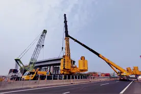 许昌绕城高速互通枢纽上跨施工完成，预计明年通车图片