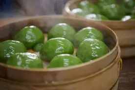 皮薄、馅多、糯得能拉丝！这样的“绿胖子”你爱了吗？图片