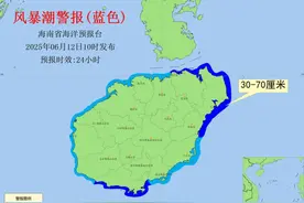 风暴潮、海浪、山洪灾害……海南发布多项预警图片