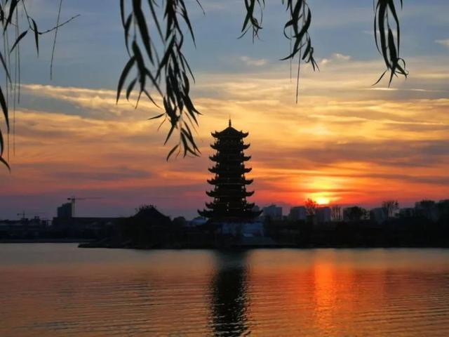图说丨河南睢县：落霞满天夕阳红