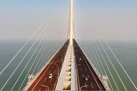 黄茅海跨海通道通车图片