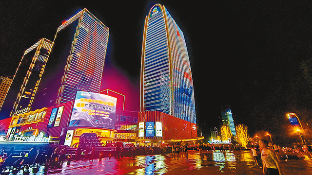 灯火璀璨点亮市民夜生活