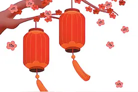 蛇年春节风景线图片