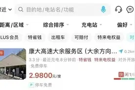 1度电2.98元？江西一高速服务区充电桩被曝“比加油还贵”，多方回应图片
