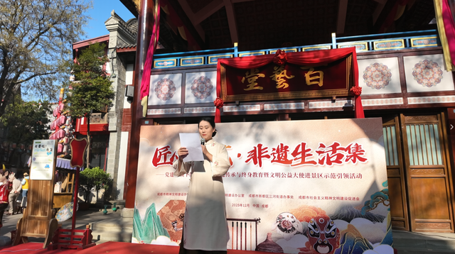 把非遗场景搬进文明集市，好有趣~