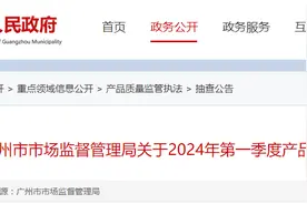 2024年第一季度广州市床上用品产品质量监督结果公布图片