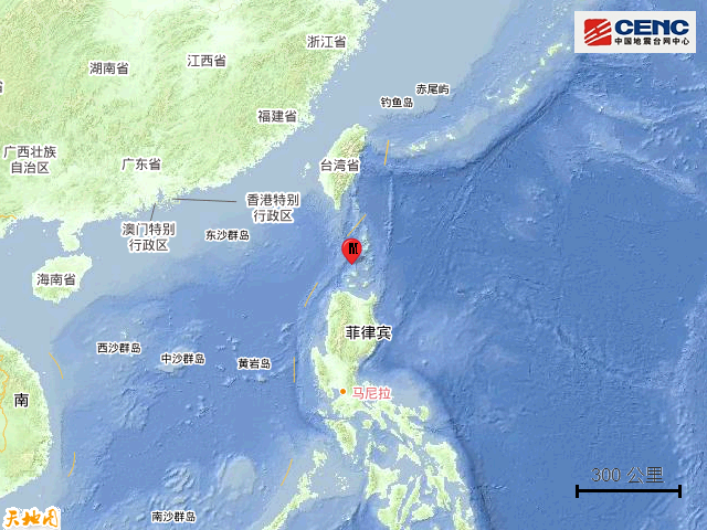 菲律宾群岛地区发生5.5级地震