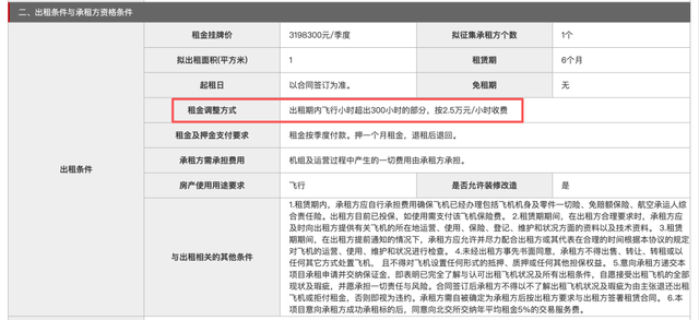 106.61万元/月，一架湾流G450型飞机挂牌出租！