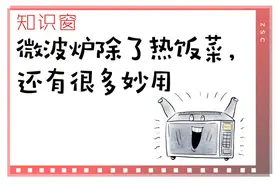 知识窗丨微波炉除了热饭菜，还有很多妙用图片