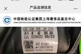 网购的阿迪达斯德训鞋两次鉴定都是假货 赔偿和检测费却没人承担图片