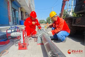 高台：天然气进村入户 农村人首次“尝鲜”图片