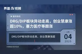 DRG/DIP板块异动走高，创业慧康涨超10%，塞力医疗等跟涨