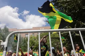 （外代一线）美国纽约举行西印度群岛美国日游行图片