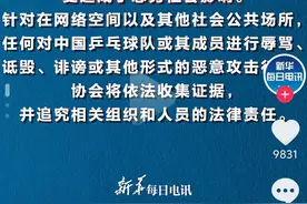 今日热榜｜中国乒乓球协会就“饭圈”乱象发声：将依法收集证据并追究法律责任图片
