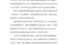 啄木鸟维修就3·15晚会曝光道歉图片